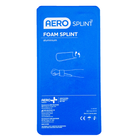AEROSPLINT Wrist Aluminium Foam Splint 22 x 11cm - Paramedic Shop