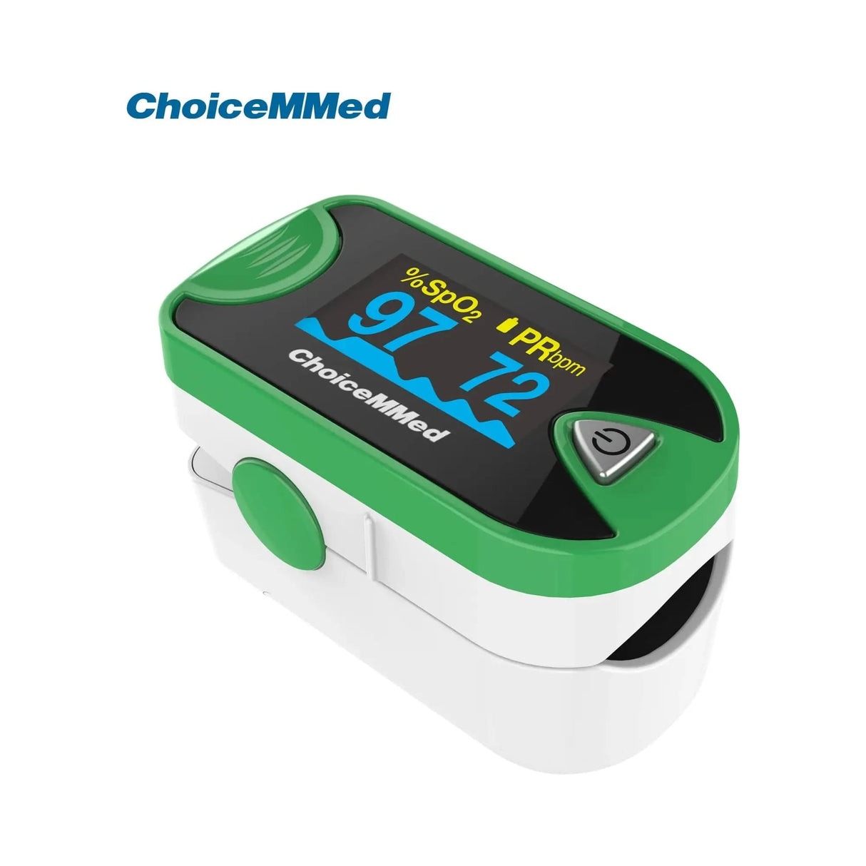 ChoiceMMed Finger Pulse Oximeter - Green - Paramedic Shop