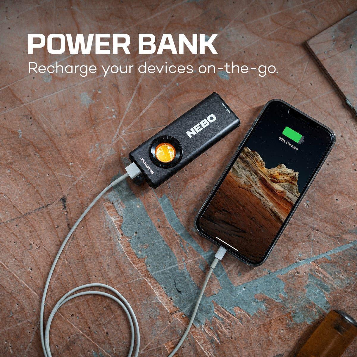 NEBO SLIM+ 1200 - Rechargeable Work Light with Power Bank - Paramedic Shop