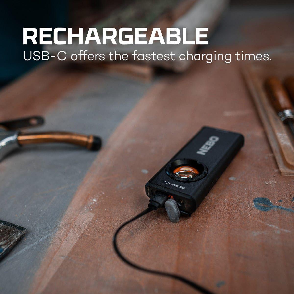 NEBO SLIM+ 1200 - Rechargeable Work Light with Power Bank - Paramedic Shop