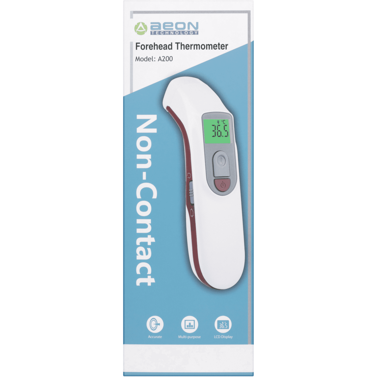 Aeon Technology Non - Contact Forehead Thermometer - Paramedic Shop
