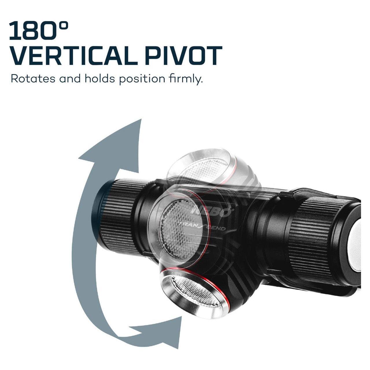 NEBO Transcend 1000 - Rechargeable Headlamp and Flashlight - Paramedic Shop