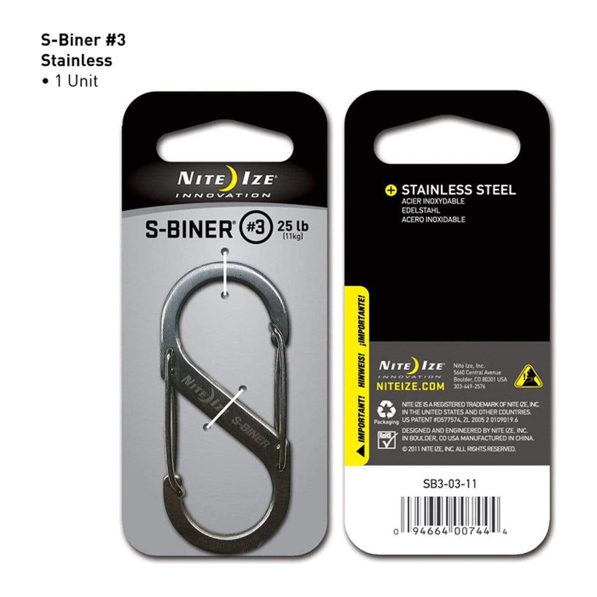 Nite Ize S - Biner #3 Dual Carabiner - Paramedic Shop