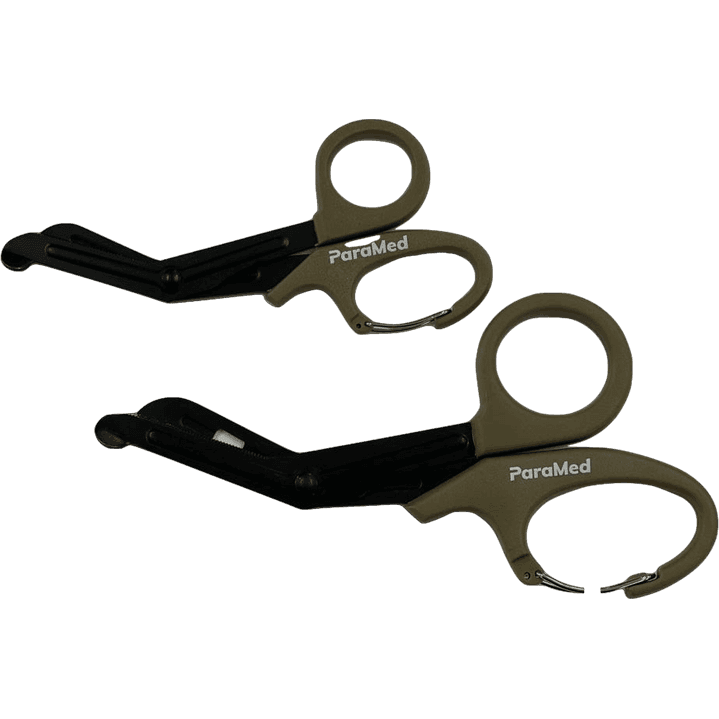 ParaMed Carabiner Trauma Shears 15cm & 19cm - Right Handed - Paramedic Shop