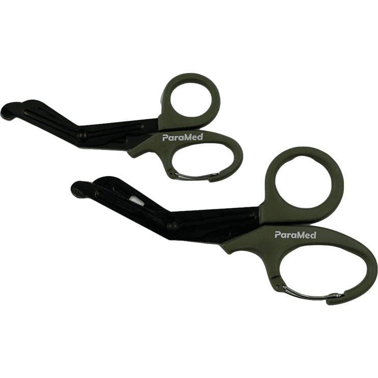 ParaMed Carabiner Trauma Shears 15cm & 19cm - Right Handed - Paramedic Shop