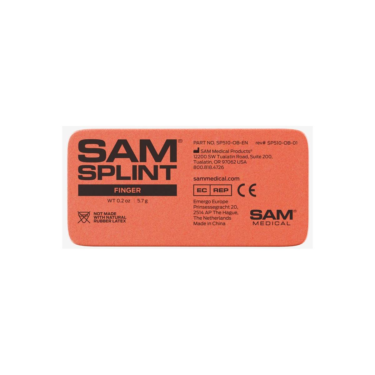 SAM Splint Finger Orange Blue