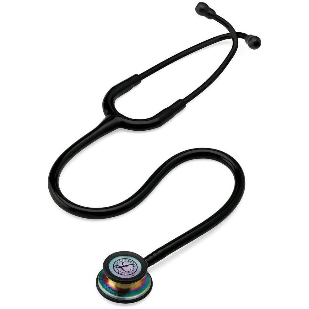 Paramedic Shop 3M Littmann Stethoscopes Black Tubing w/- Rainbow Chestpiece & Black Earpiece Littmann® Classic III™ Stethoscope