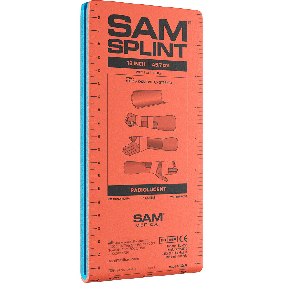 SAM Splint 18 Orange Blue - Paramedic Shop