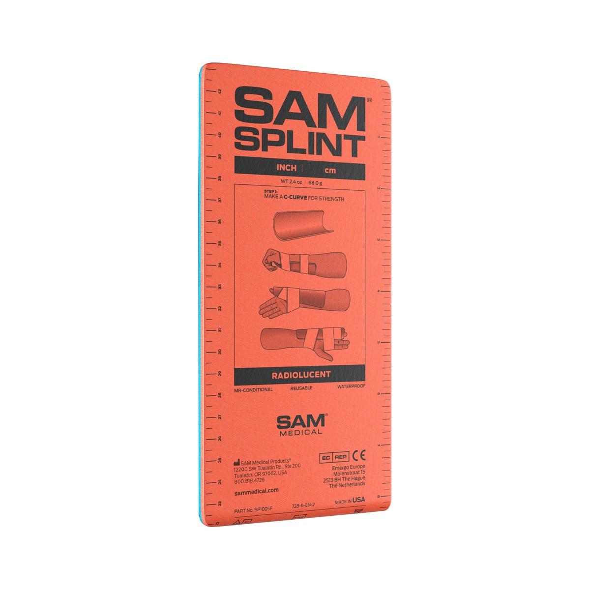 SAM Splint 9 Orange Blue - Paramedic Shop