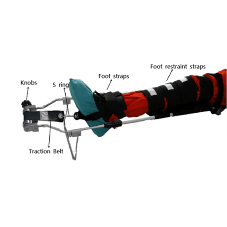 Hare Traction Aluminium Splint Adult - Black - Paramedic Shop