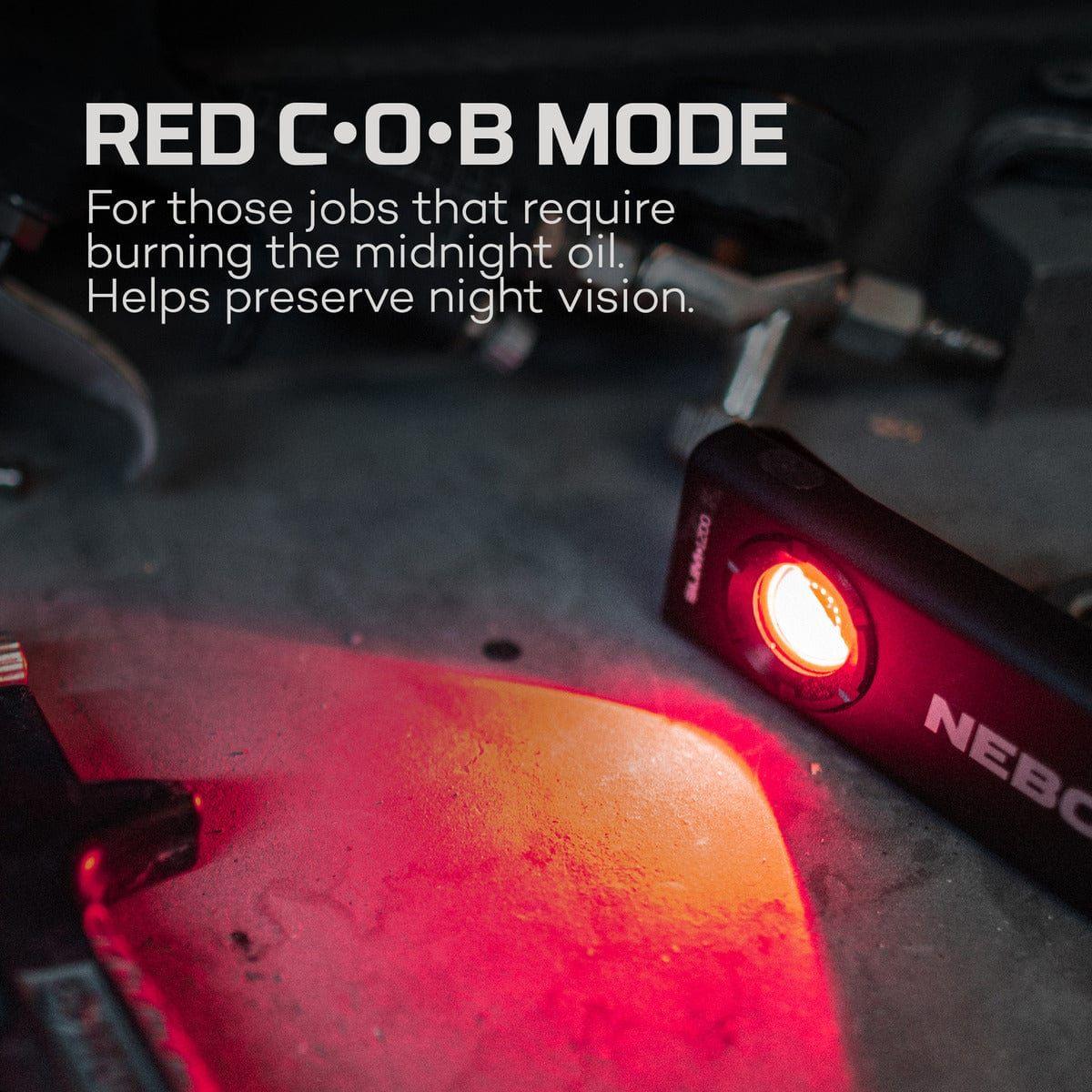 NEBO SLIM+ 1200 - Rechargeable Work Light with Power Bank