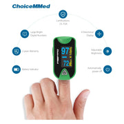 Paramedic Shop Add-Tech Pty Ltd Instrument ChoiceMMed Finger Pulse Oximeter - Green