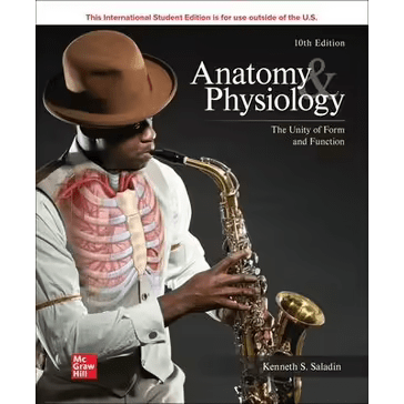 Paramedic Shop McGraw Hill Textbooks ISE Anatomy & Physiology: The Unity Of Form And Function: Saladin - 10th Edition