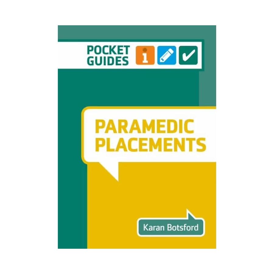 Paramedic Shop Woodslane Textbooks Paramedic Placements - A Pocket Guide for Nursing and Health Care