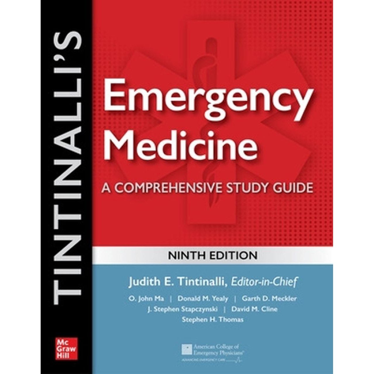 Paramedic Shop McGraw Hill Textbooks Tintinalli's Emergency Medicine: A Comprehensive Study Guide - 9th Edition