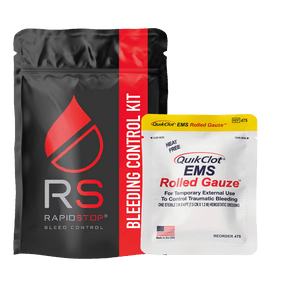 RapidStop Bleeding Control Kit with QuikClot - Paramedic Shop