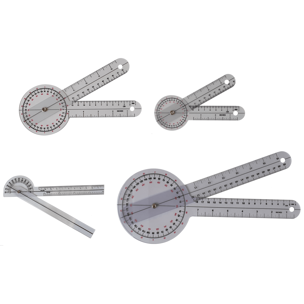 Mini Goniometer Goniometer Set of 4 - Paramedic Shop