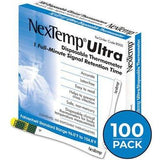 NexTemp Ultra Disposable Thermometers - 100 Pack - Paramedic Shop