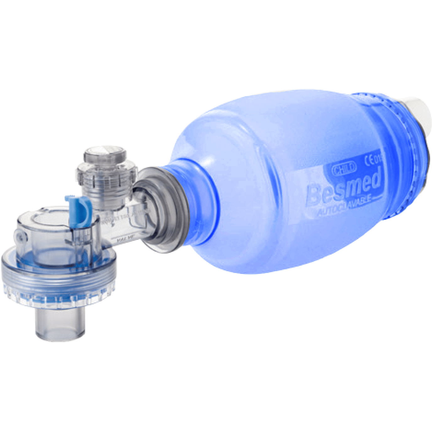 Paramedic Shop Add-Tech Resuscitation Child 500ml Resuscitator 40cm H20 Pop Off Single Use Resuscitator Set with H20 Pop Off