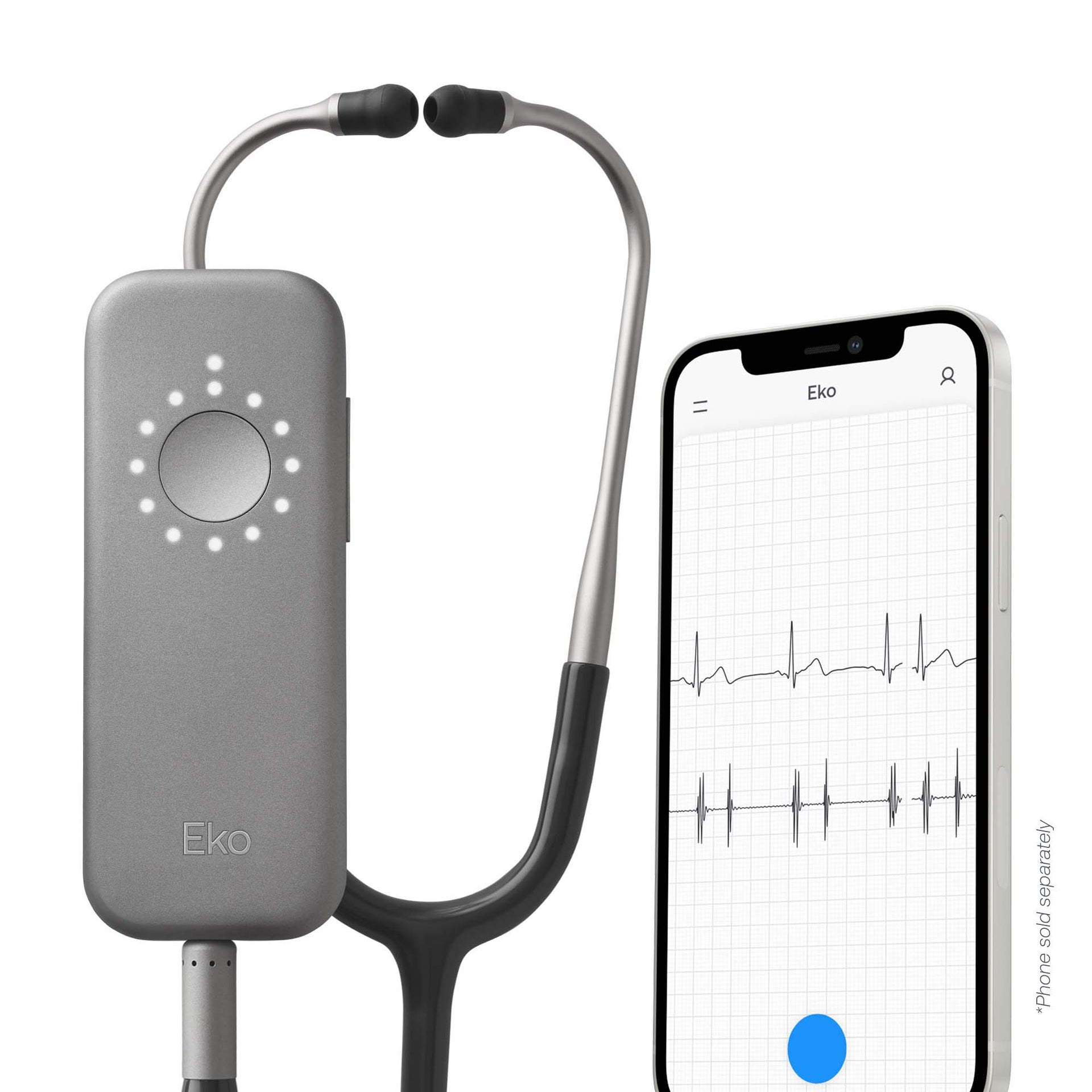 Paramedic Shop Eko Health Stethoscopes Eko Health - DUO ECG + Digital Stethoscope (2nd Generation)