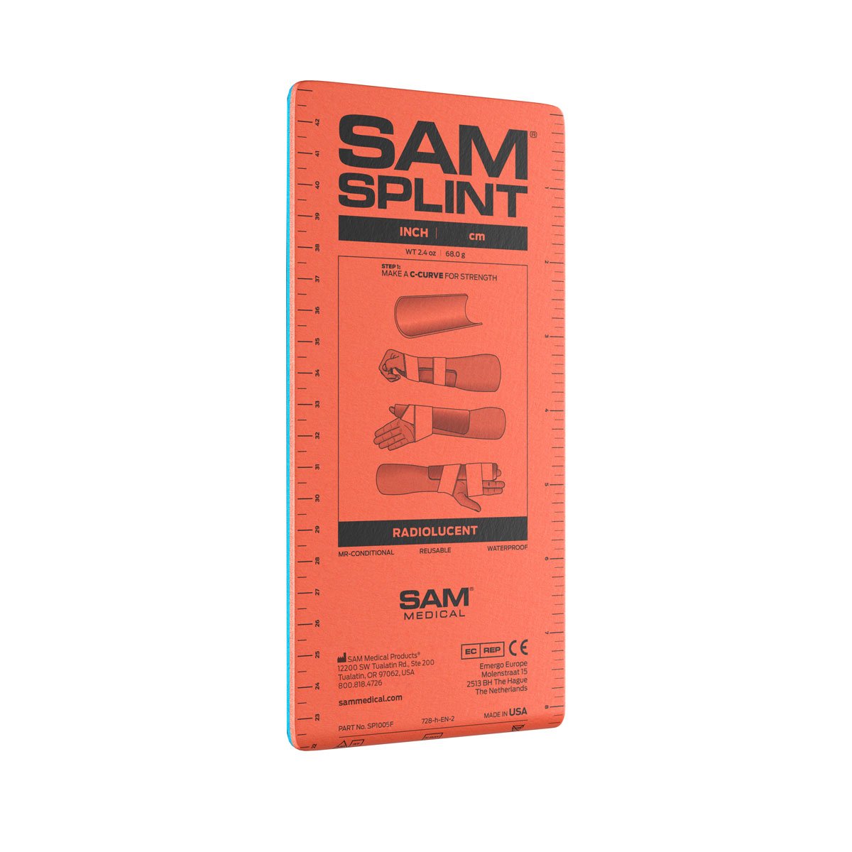 SAM Splint 9 Orange Blue