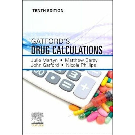 Paramedic Shop Elsevier Textbooks Gatford's Drug Calculations 10E