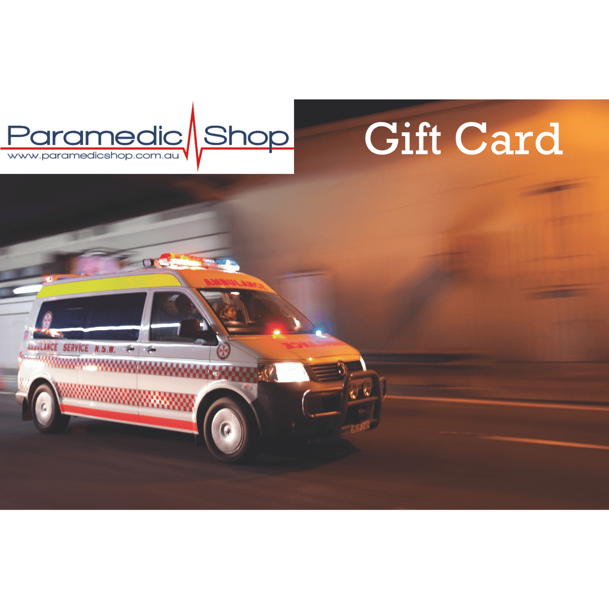 Paramedic Shop Gift Card - Paramedic Shop