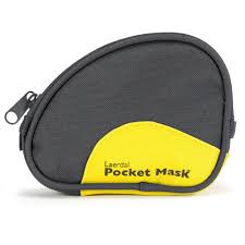 Paramedic Shop Laerdal Resuscitation Black & Yellow Laerdal Pocket Mask Soft Pouch