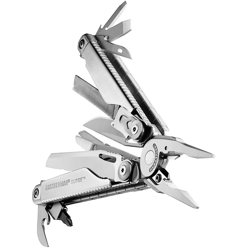 Paramedic Shop Zen Imports Pty Ltd Tools Leatherman Surge Multi-tool Stainless Steel- w/ Nylon Button Sheath