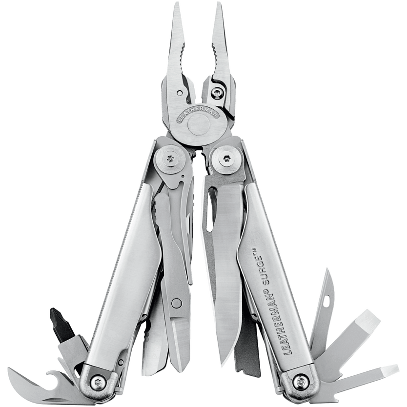 Paramedic Shop Zen Imports Pty Ltd Tools Leatherman Surge Multi-tool Stainless Steel- w/ Nylon Button Sheath