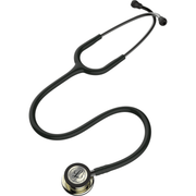 Paramedic Shop 3M Littmann Stethoscopes Black Tubing w/- Champagne Chestpiece & Smoke Earpiece Littmann® Classic III™ Stethoscope