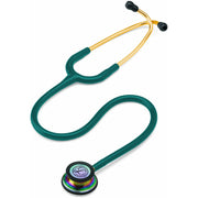 Paramedic Shop 3M Littmann Stethoscopes Caribbean Blue Tubing w/- Rainbow Finish Chestpiece & Brass Earpiece Littmann® Classic III™ Stethoscope