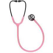 Paramedic Shop 3M Littmann Stethoscopes Pearl Pink Tubing w/- Mirror Chestpiece & Smoke Earpiece Pink Stem Littmann® Classic III™ Stethoscope