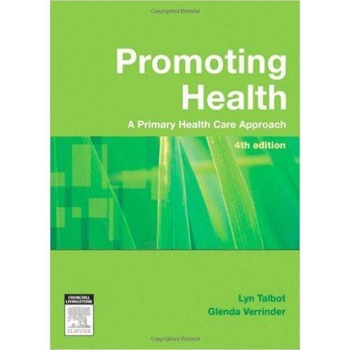 Paramedic Shop Paramedic Shop Textbooks Promoting Health 4th Edition The Primary Health Care Approach