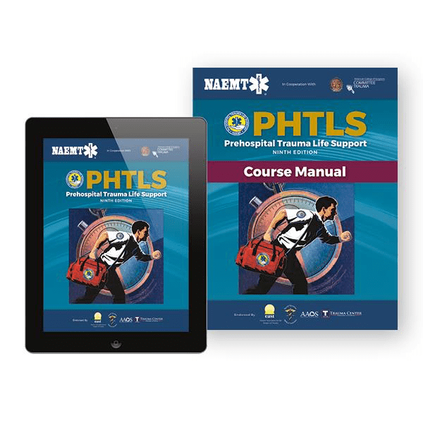 Paramedic Shop PSG Learning Textbooks eBook + Paperback Course Manual PHTLS Prehospital Trauma Life Support: 9th Edition - NAEMT