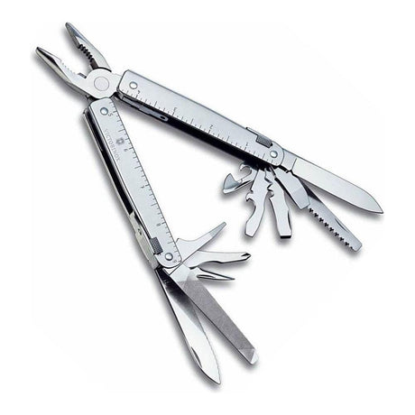 Victorinox SwissTool - Swiss Army Knife with Nylon Pouch - Stainless Steel - Paramedic Shop